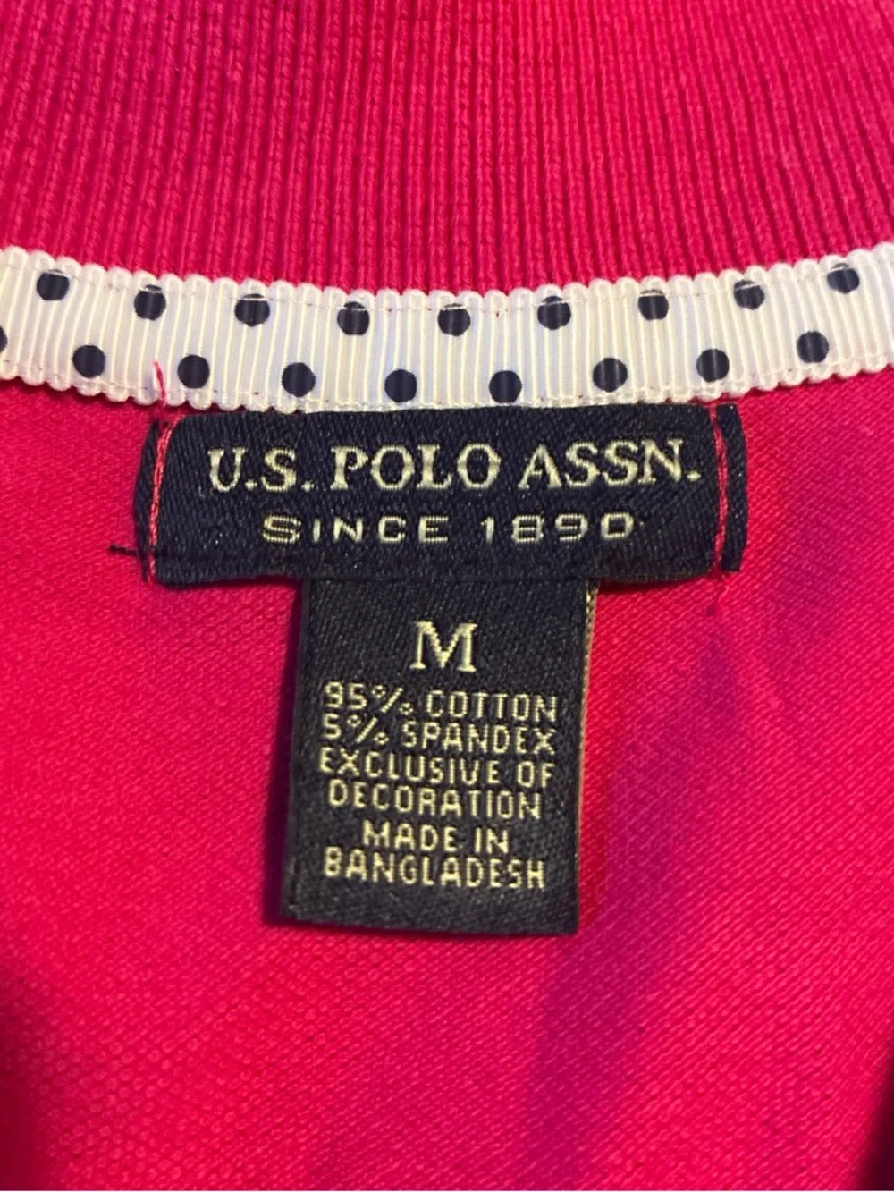 Bright Pink Polo Dress - U.S. Polo Assn. - Picture 3 of 6